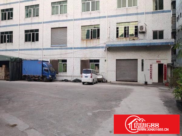 厂房出租横岗六约一楼1100平方带精装修空地超大红本厂房