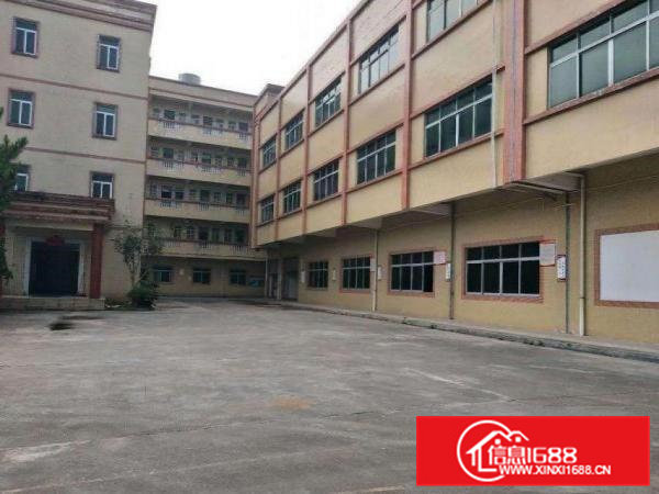 凤岗天堂围自建厂房分租1楼900平方带行车地坪漆办公室