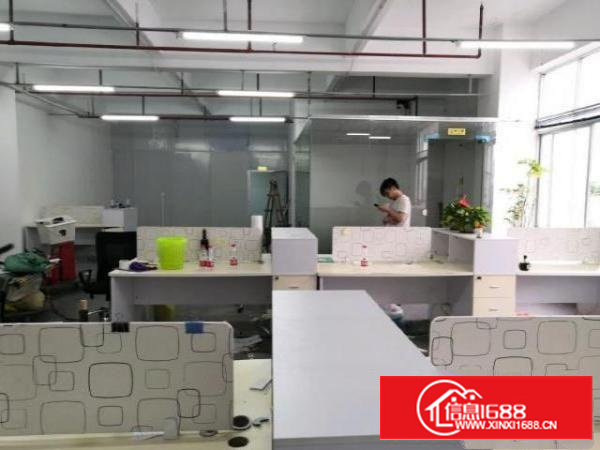 宝安沙井后亭地铁口附近楼上350平方带装修厂房出租