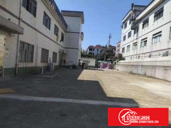 凤岗官井头独院厂房出租二楼1600平带地坪漆办公室空地大