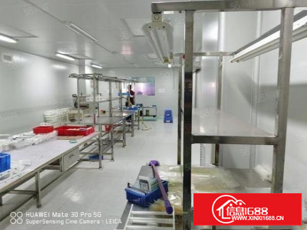 乌沙新出三楼600平无尘车间