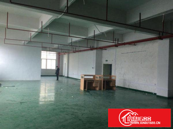 出租坪山新区坪环标准四楼460平方带装修厂房