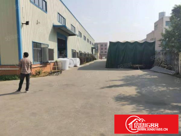 常平成熟工业区滴水9米高单一层厂房8000平方，带行车牛角