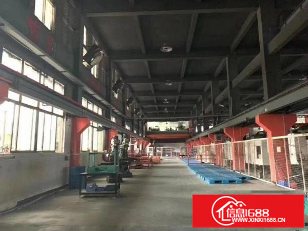 横岗成熟工业一楼实际面积1200平单一层12米高带10吨行车