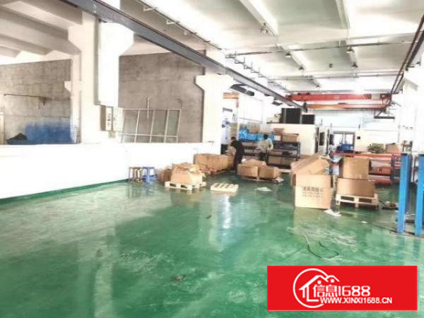 沙井步涌同富裕一楼1100平米带行车精装修厂房出租