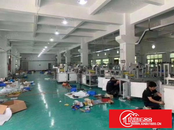 松岗燕川标准厂房出租一楼1350平方带牛角