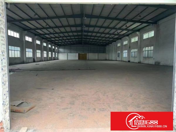 颜屋空出带牛角单一层钢构1500平厂房分租带豪华办公室装修