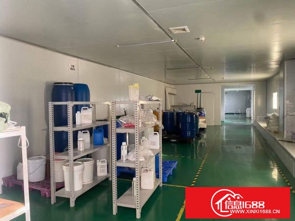 松岗罗田原房东工业园新出厂房 B栋8楼面积1362平方米 现成前台，精装修办公室，无尘车间