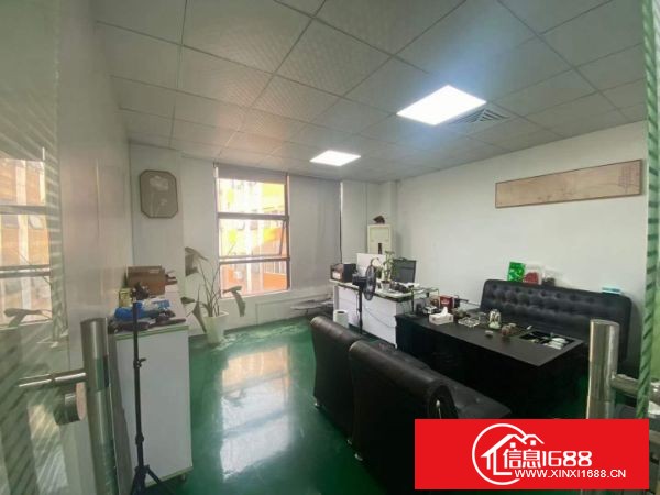松岗罗田原房东工业园新出厂房 B栋8楼面积1362平方米 现成前台，精装修办公室，无尘车间