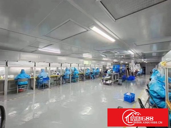 龙‮区华‬观澜福城街观光路四楼无‮车尘‬间厂房出租，面积550平米，现‮水成‬电办公室