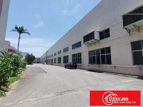 清溪红本重工业钢构厂房12米高！面积15000平米，有精装修办公楼三层按需要出租。带牛角