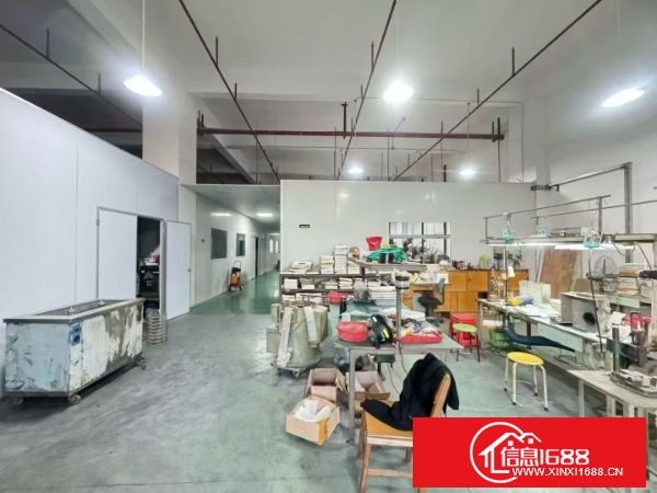 长安镇沙头滨海新区，原房东自建厂房 一楼1200平方(电费按电网) 有现成装修办公室&nbsp;&nbsp;层高5.8米梁下5.1米