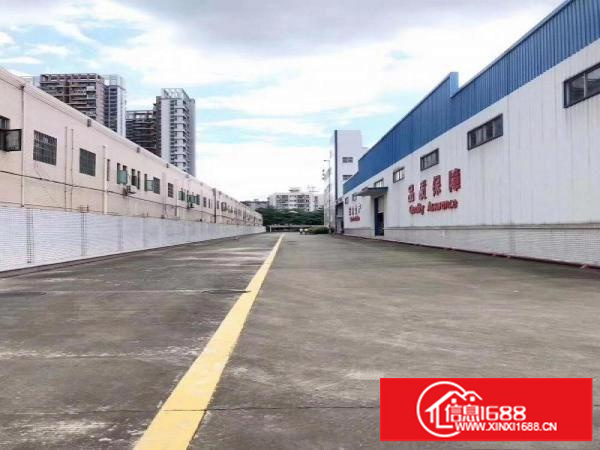 坪地原房东钢结构厂房12000平方米招租，滴水12米