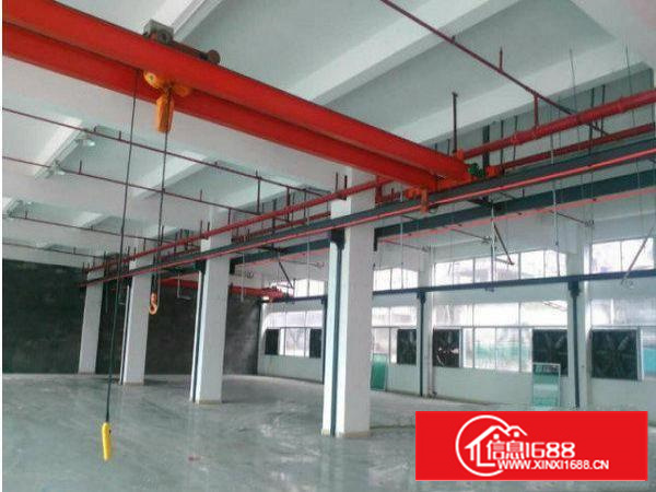 横岗荷坳地铁站标准厂房一楼1230平出租带牛角水电齐全