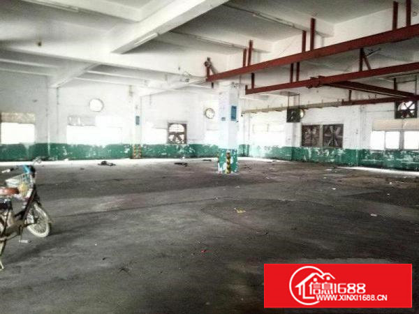 涌头4000平厂房分租一楼自带行车，水电齐全