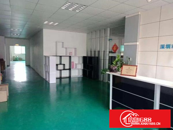 （6680打包价出租）实业客转租楼上600平精装修厂房出租