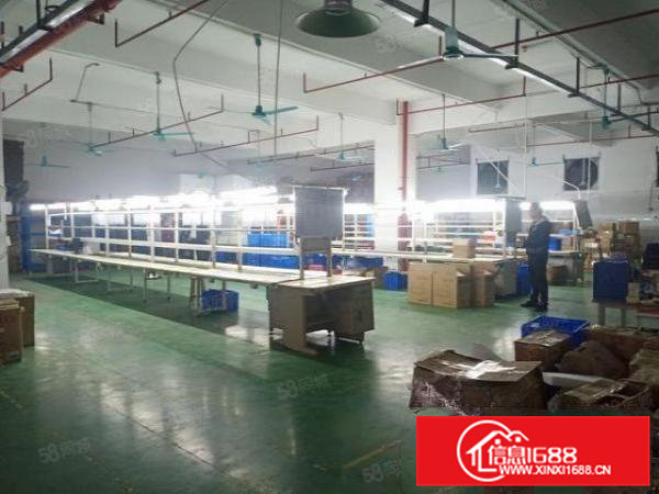 虎门龙眼新空楼上900平精装修厂房招租