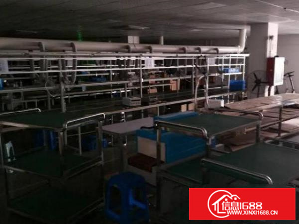 沙井黄埔东环路厂房精装修二楼。可以生产锂电池生