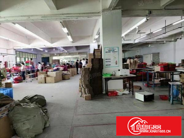 凤岗雁田布心新出楼上2400平精装修厂房！形象好招工！