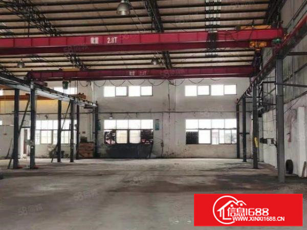 大岭山杨屋1200平单一层钢构厂房仓库出租高9米现成行车