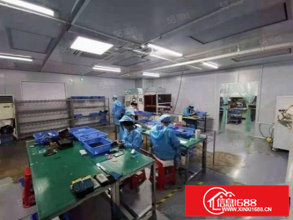 凤岗临深五联新出楼上1000平厂房无尘车间出租！