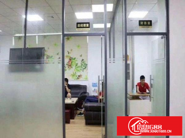 现成办公室！罗阳田牌出租楼上1030平豪华装修厂房带地坪漆