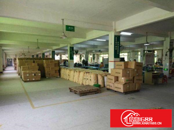 平湖新木村委楼上标准厂房500平形象好招租