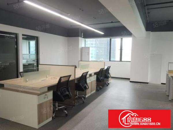 布吉丹竹头地铁口附近700平分租红本办公室招租精装修