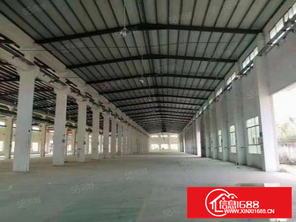 （独门独院)黄江靠山10米高砖墙到顶钢构厂房出租8000平方