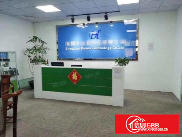 石岩外环路电子厂房700平米，3间办公室拎包入住，现成精装修