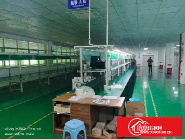 清溪镇罗马楼上精装修厂房出租，可接受电池客户