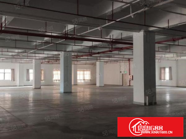 凤岗雁田主干道边楼上5000平红本厂房出租适合电子电商物流等