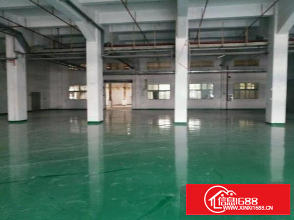 清溪镇三中村标准厂房带装修地平漆2100平出租