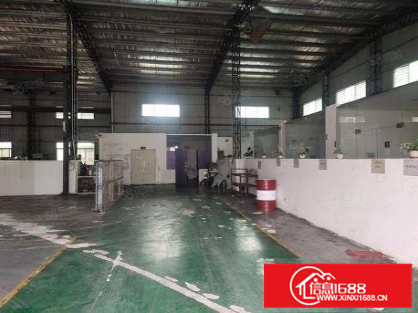 清溪新出单一层钢构厂房滴水7米现成行车办公室装修水电齐全