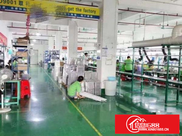 清溪楼上可做电池厂房出租1800平方带装修（可分租）