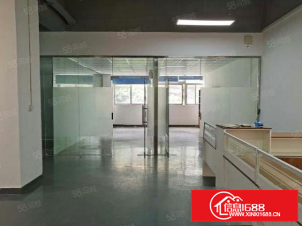 石岩北环路新出楼上精装修420平厂房，中央空调大气前台水电到