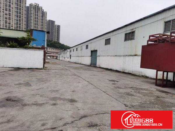 大岭山杨屋国道边5000平滴水8米以上钢构厂房出租物流空地大