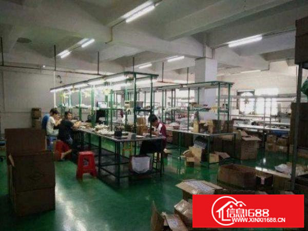 平湖鹅公岭1200平二楼带装修厂房原房东直租