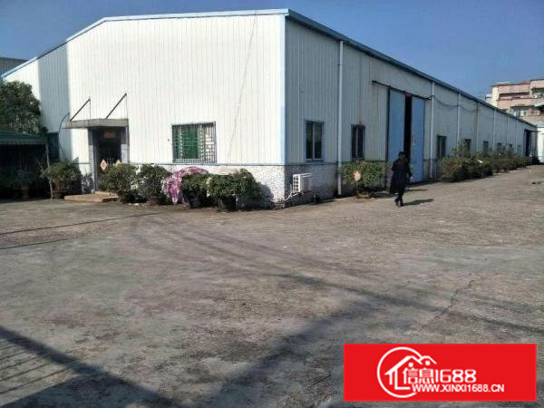 常平靠横沥独院钢构厂房1200平米出租，空地大