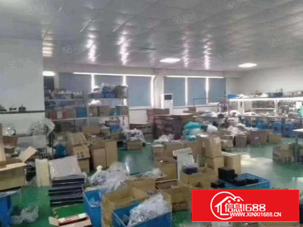 凤岗雁田新出楼上带精装修厂房500平方全部吊顶地坪漆