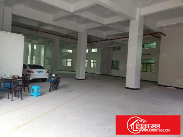 大岭山新空一楼二楼三楼每层850平方带精装修厂房出租