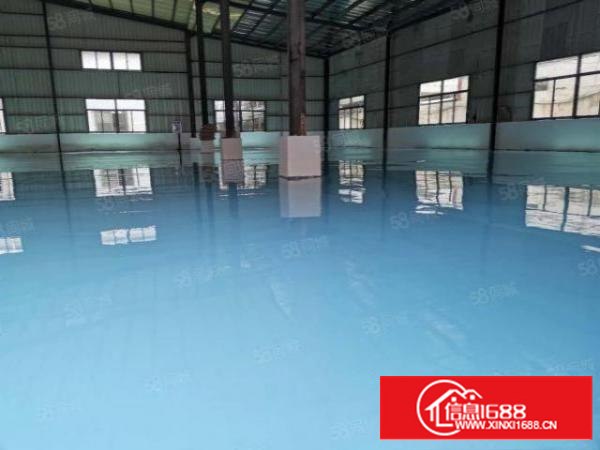 石美全新单一层滴水7米1600平方，全新地坪漆水电