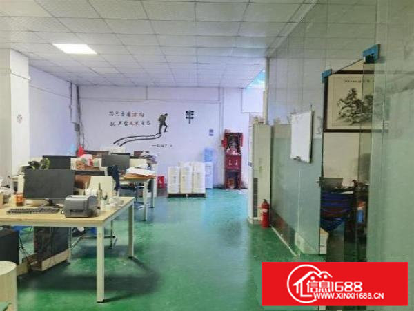 企石铁炉坑村楼上精装720平厂房空地大好招工