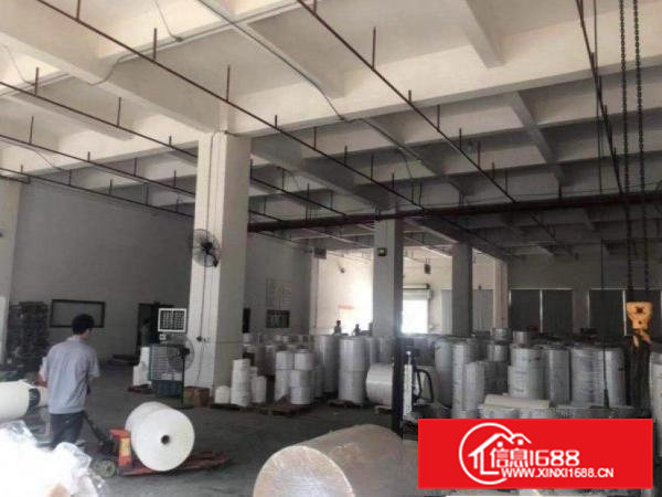 巷头厂房带环评招租一楼高5.5米现成装修1000平方