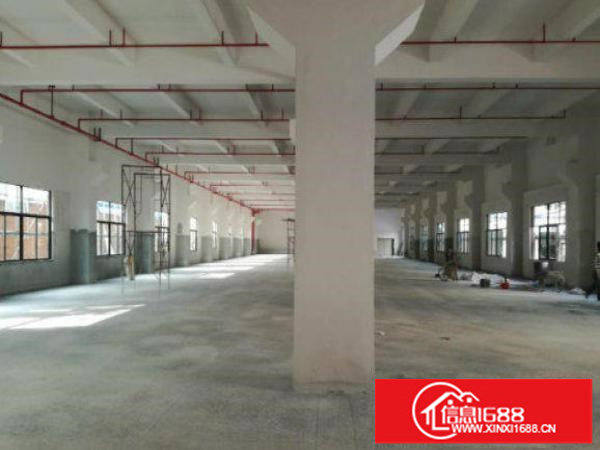 龙岗区平湖新出楼上1600平无尘车间厂房待出租，带装修