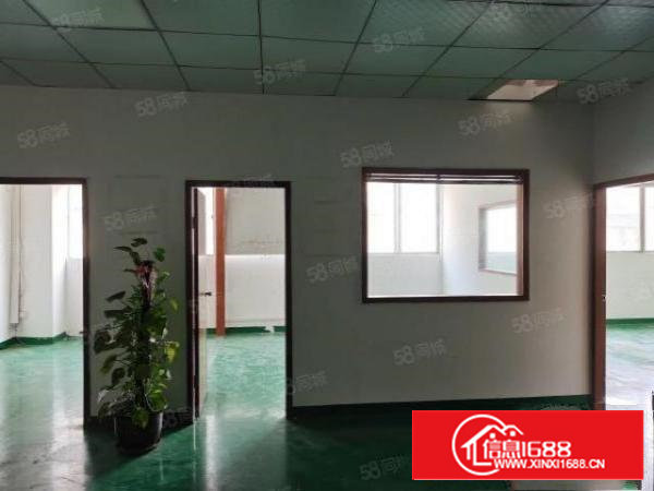 石岩应人石楼上300平精装修厂房出租