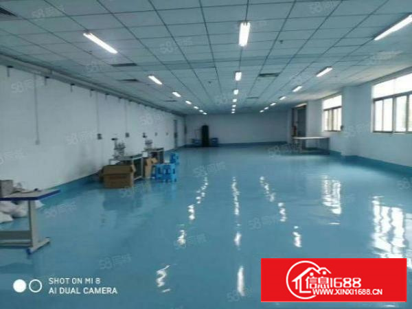 厂房出租！新出原房东全新装修地坪漆吊顶现成办公室入驻即可生产