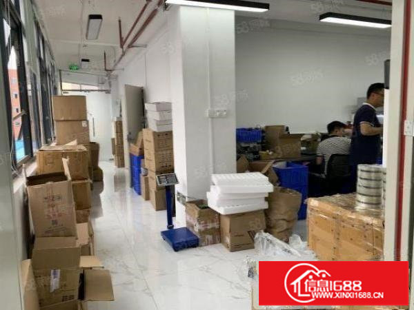 观澜福民400平，带豪华精装办公室，前台仓库，适合电商办公