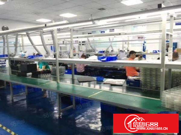 龙岗中心城原房东直租厂房二楼1300平，实际面积出租，有红本