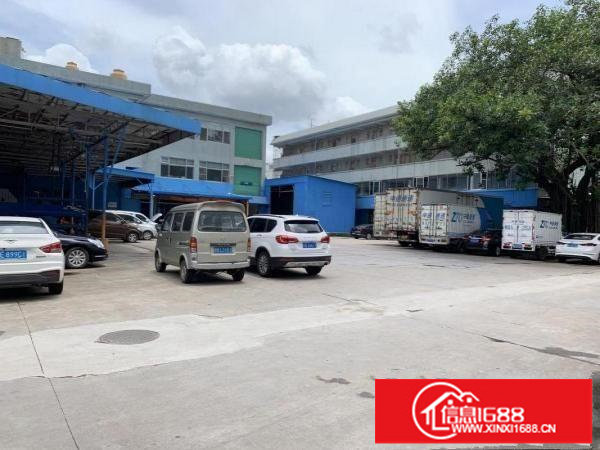 横岗水官高速口1200平一整层厂房，带装修院子大